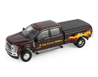 FORD Super Duty F-450 King Ranch, Prevent Range Fires *Smokey Bear Series 5* (2022), dark red