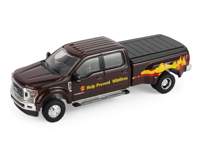 FORD Super Duty F-450 King Ranch, Prevent Range Fires *Smokey Bear Series 5* (2022), dark red