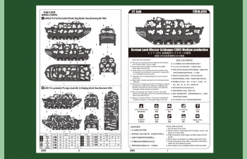 Сборная модель Амфибия German Land-Wasser-Schlepper (LWS) Medium production