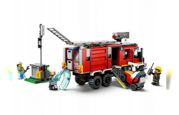 TRUCK Lego City - Tanker Truck Fire Engine - Autopompa Vigili Del Fuoco - 502 Pezzi - 502 Pieces, Red