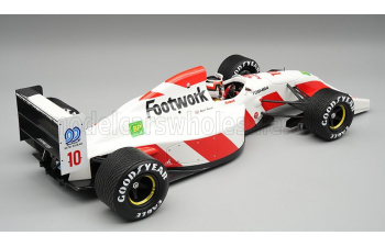 Footwork F1 FA13 Mugen HONDA №10 Belgium GP With Rain Tires (with pilot figure) (1992) Aguri Suzuki