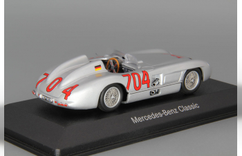 MERCEDES-BENZ 300 SLR #704 W198 II Herrmann / Eger (Mille Miglia 1955), silver