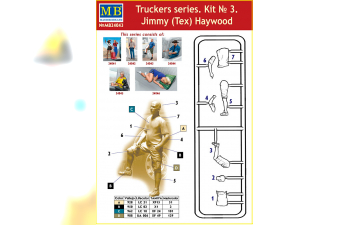 Сборная модель Truckers Series Jimmy Tex Heywood