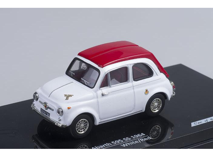 FIAT Abarth 595 SS (1964), white/red 