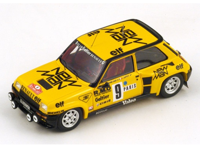 Renault 5 Turbo #9 5th Monte Carlo Rally 1982 B. Saby - F. Sappey