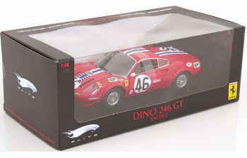 FERRARI Dino 246 GT No 46 24h Le Mans, Laffeach/Doncieux (1972)