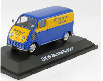 DKW Schnellaster Continental tyres, blue yellow