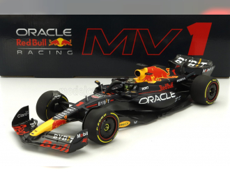 RED BULL F1 Rb19 Team Oracle Red Bull Racing №1 World Champion Winner Abu Dhabi Gp (2023) Max Verstappen, Matt Blue