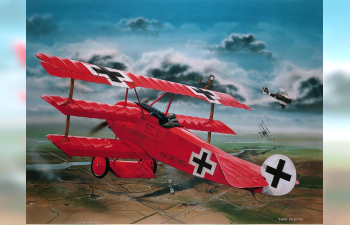 Сборная модель Самолет Fokker Dr.I "Richthofen"