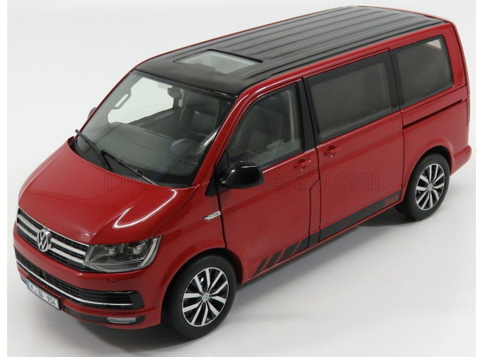 VOLKSWAGEN T6 Multivan Edition 30 Minibus 2017, Red