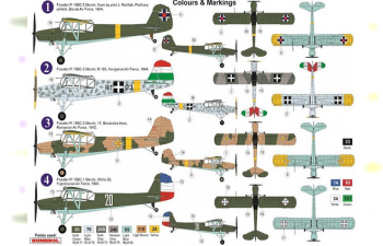 Сборная модель Fieseler Fi 156C-1/3 “Storch” Danube Users