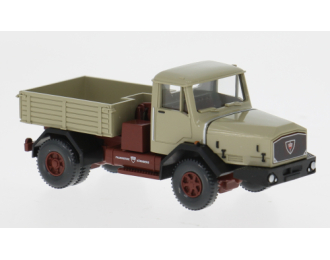 FAUN тяжелый тягач (1965), темно-бежевый/темно-красный