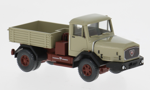 FAUN тяжелый тягач (1965), темно-бежевый/темно-красный