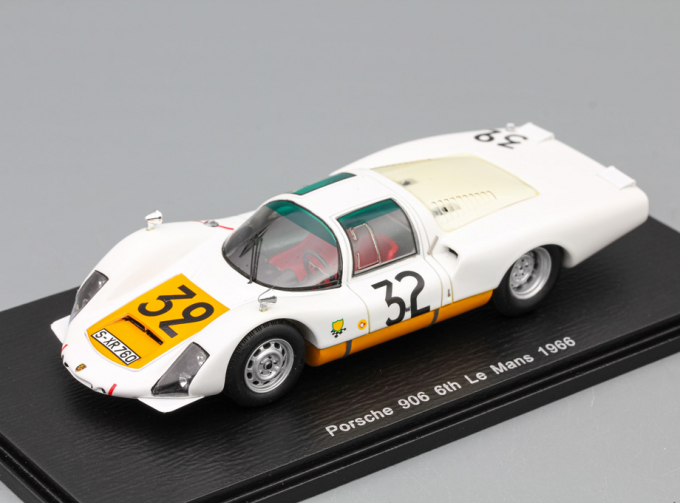 Porsche 906/06 LH #32 6th Le Mans 1966 P. de Klerk - U. Schutz