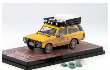 RANGE Rover Classic Camel Trophy со следами эксплуатации (1982), желтый
