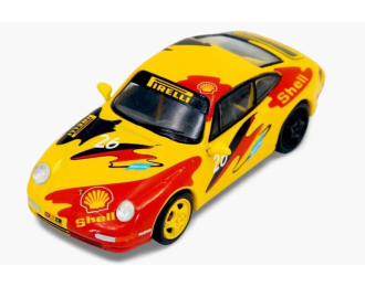 PORSCHE 993 #26 Shell (1993), yellow/red