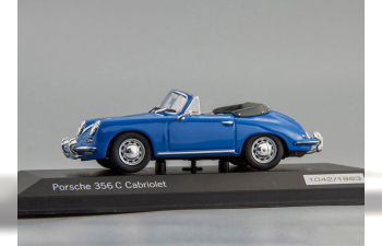 Porsche 356 C Cabriolet (1963), enamel blue