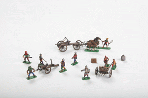 Сборная модель Средневековая полевая пороховая артиллерия