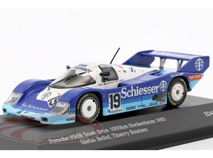 PORSCHE 956B Team Brun №19 1000km Hockenheim Stefan Bellof, Thierry Boutsen (1985)