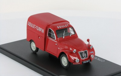 CITROEN 2CV AZU publicitaire GOULET-TURPIN, красный