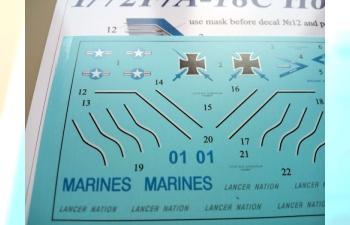 Декаль для F/A-18C Hornet VMFA-212