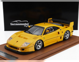 FERRARI F40 Lm Press Version (1996) - With 5 Spoke Silver Rims, Giallo Modena - Yellow