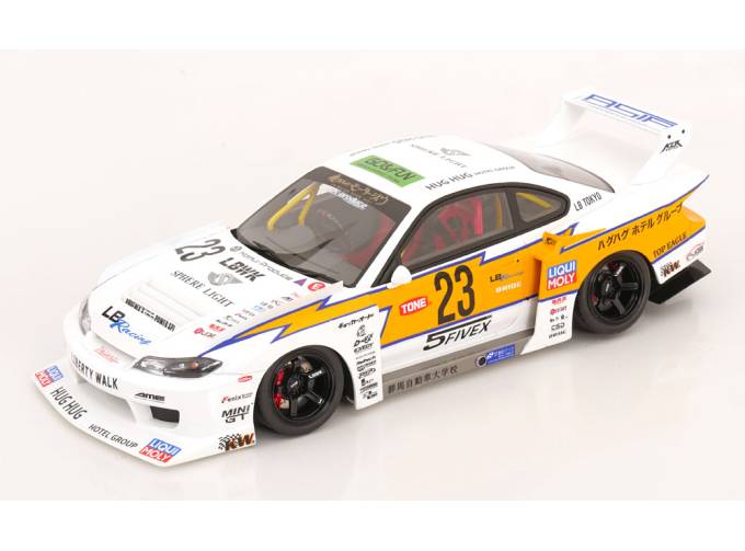 NISSAN S15 Silvia LB Super Silhouette #23 (2021), white / yellow