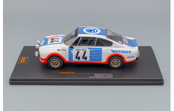 SKODA 130rs Team Skoda (night Version) №44 15th Rally Montecarlo (1977) Miroslav Zapadlo - Jiri Motal, White Blue Red