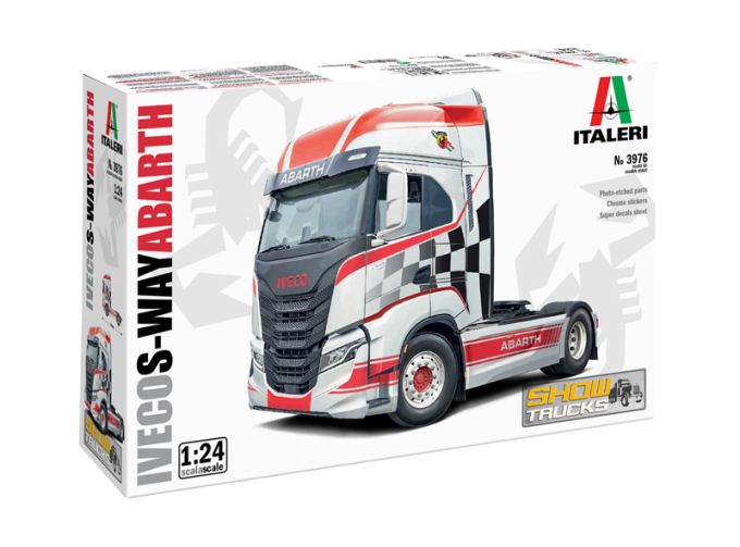 Сборная модель IVECO FIAT S-way Tractor Truck Abarth 2-assi 2022