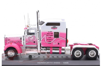 FREIGHTLINER Kenworth W900 седельный тягач (1998), белый/розовый с декором
