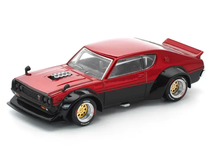 NISSAN Skyline GT-R Drift *KENMERI*, red/black