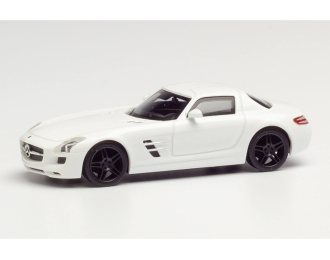 MERCEDES-BENZ SLS AMG (black rims), white