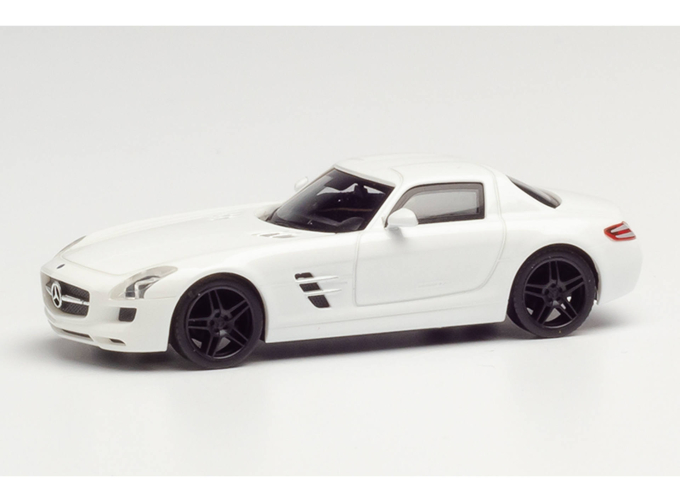 MERCEDES-BENZ SLS AMG (black rims), white