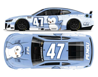 Chevrolet #47 Ricky Stenhouse Jr. *Pudgy Penguins*, white/blue 2025