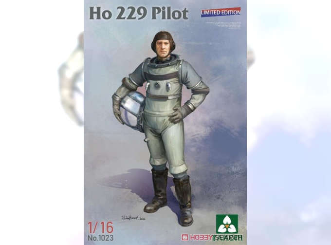 Сборная модель Фигурка немецкого пилота Horter Ho-229