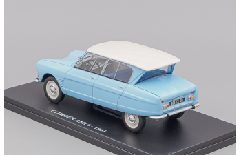 CITROEN Ami 6 1961, Auto Vintage, blue / white