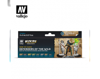 Набор акриловых красок Wizkids Защитники дикой природы / Defenders of the Wild