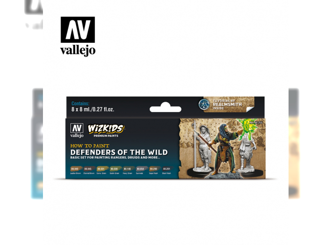 Набор акриловых красок Wizkids Защитники дикой природы / Defenders of the Wild