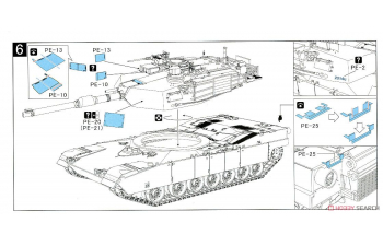  Сборная модель Танк Abrams M1A2 SEP