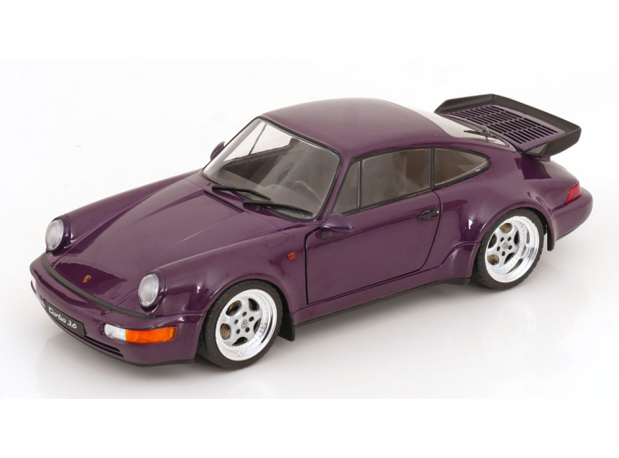 PORSCHE 911 (964) Turbo (1990), purple-metallic