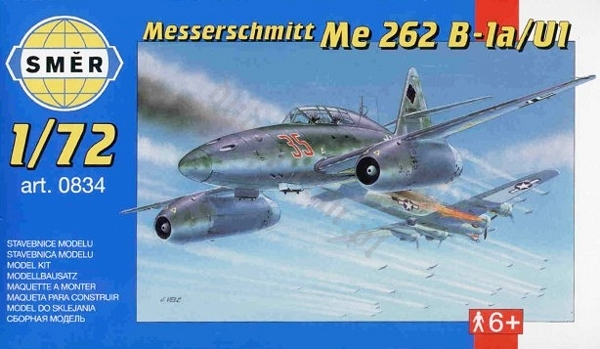 Сборная модель Самолёт Messerschmitt Me 262 B-1a/U1