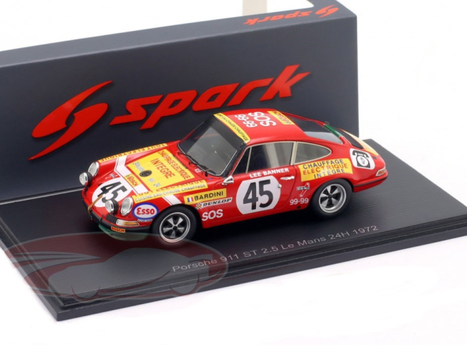 PORSCHE 911 ST 2.5 №45 24h LeMans Dominique Bardini, Fernad Sarapoulos ("Lee Banner") (1972)