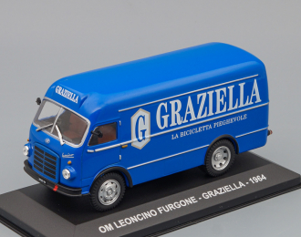 OM FIAT Leoncino Truck Furgone Van 1964 - Graziella La Bicicletta Pieghevole, Blue