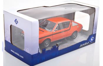 RENAULT 17 Gordini (1974), orange/schwarz