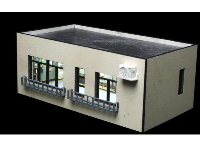 Diorama *Building part A *, various