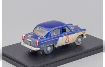 МОСКВИЧ 407, синий / белый