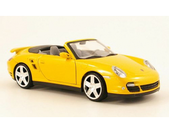 PORSCHE 911 (997) Turbo Cabriolet, yellow