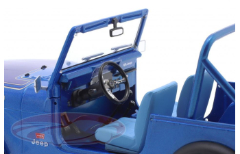 JEEP CJ-7 Renegade (1978), blue metallic / white