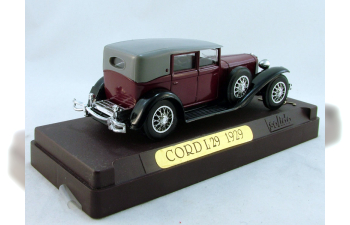 CORD L29 (1929), серия Age d`or solido 1:43, красный с черным