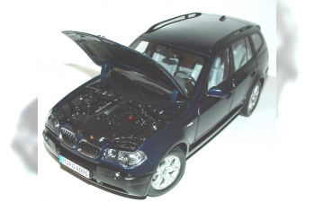 BMW X3 E83 (2004), mystic blau met.